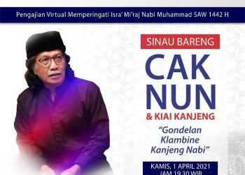 Pandemi, PR Sukun Adakan Pengajian Bersama Cak Nun dan Kiai Kanjeng Secara Virtual