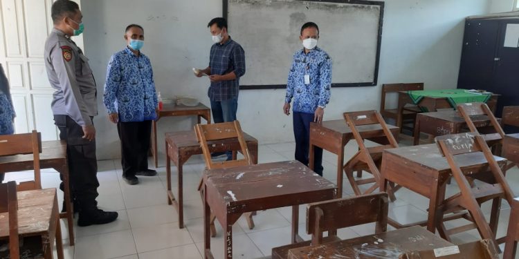 Visitasi Sekolah, Puskesmas Cek Kesiapan Sarpras Sebelum Ujian Tatap Muka