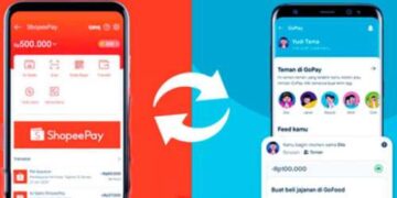 transfer shopeepay ke gopay