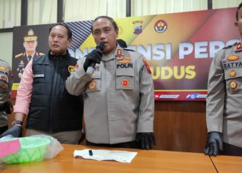 gelar perkaro polres Kudus terkait kasus pembacokan di Undaan