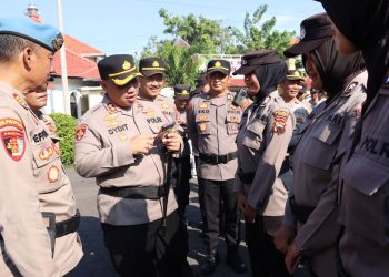 Kapolres Kudus Sidak HP Anggota ada Judi Online